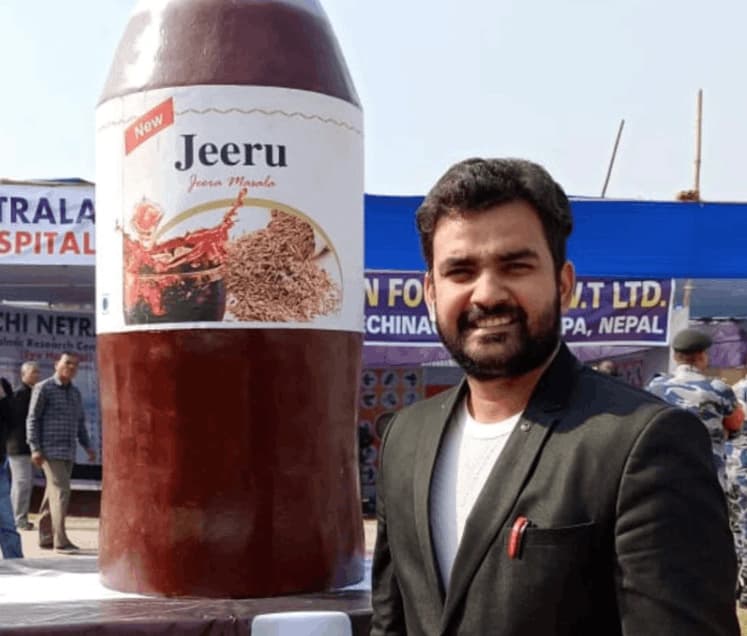 Founder interview visual for Singapore Beverages Nepal on beverage self-reliance