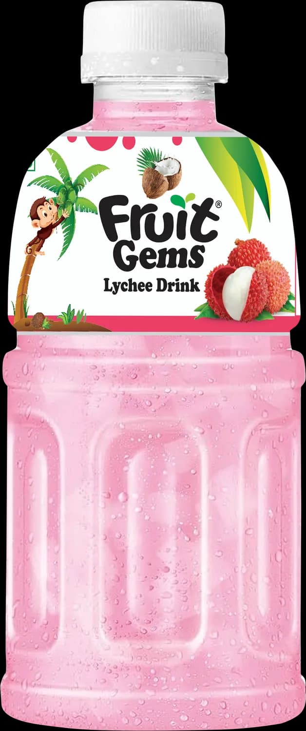 Lychee Fruit Gems bottle