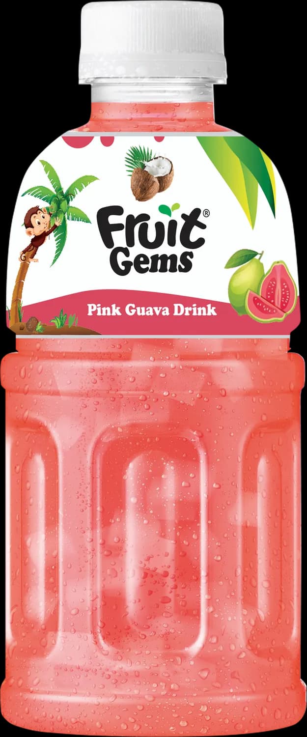 Pink Guava Fruit Gems bottle