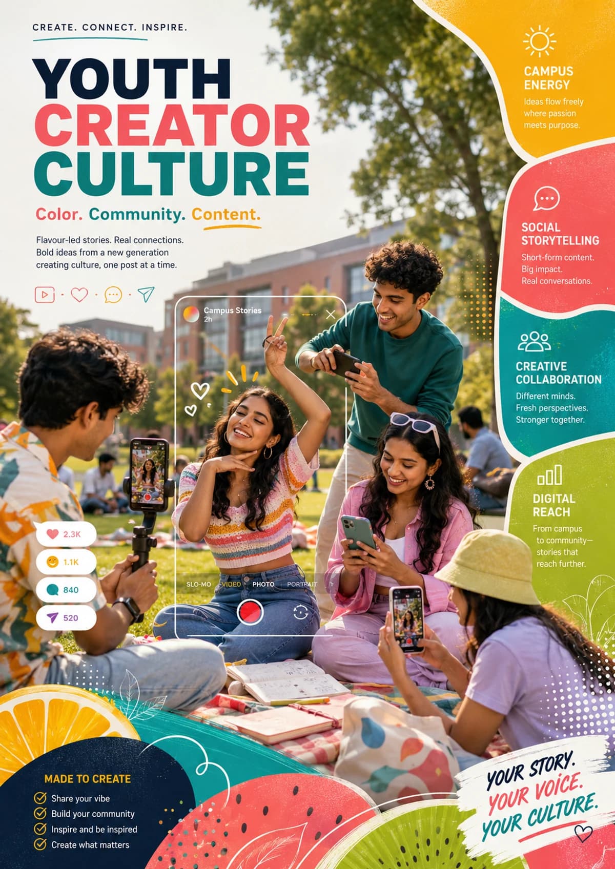 Youth creator culture cover visual for flavour-led social content