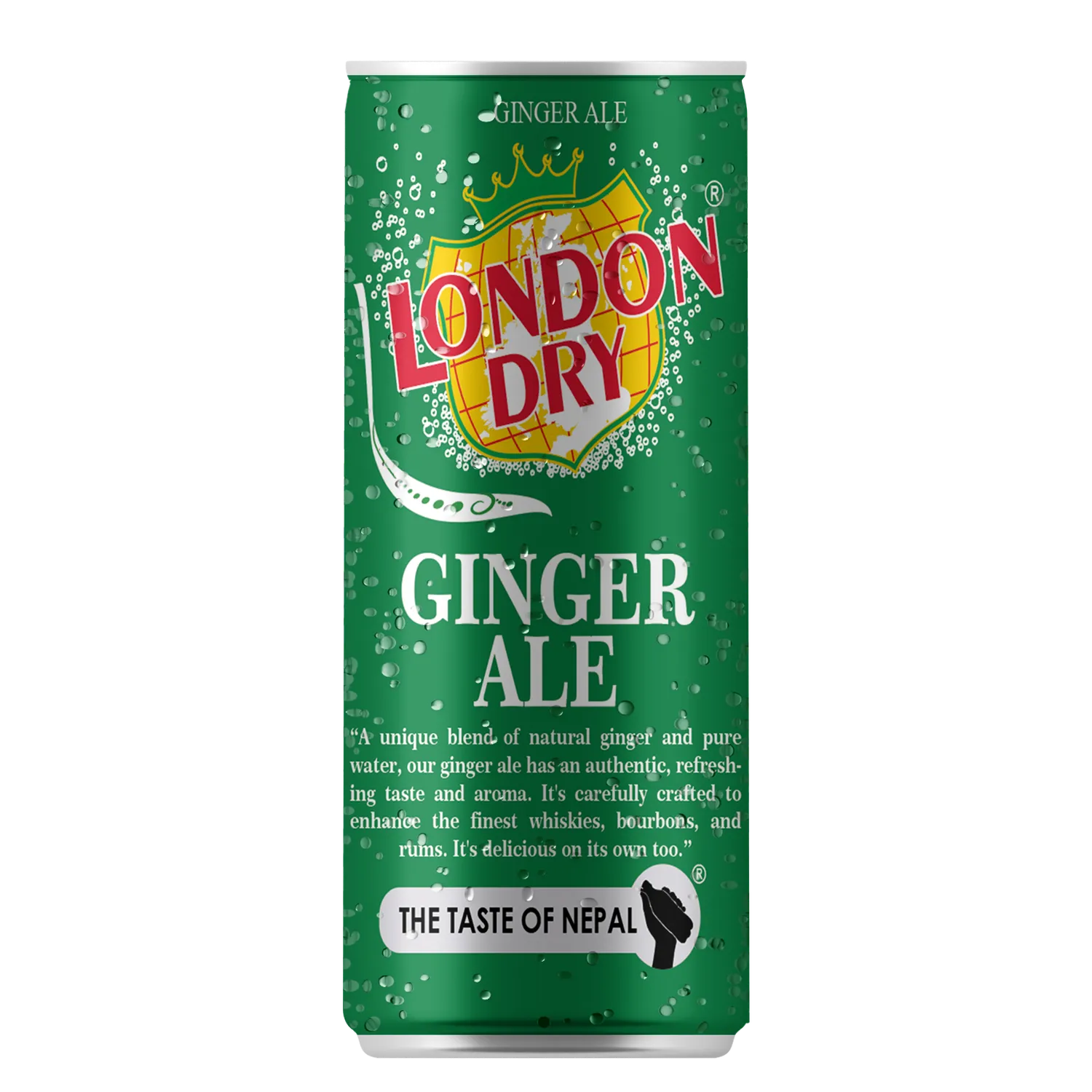 London Dry Ginger Ale bottle