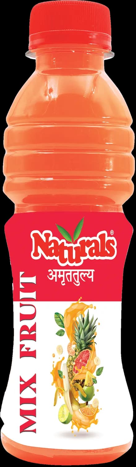 Naturals mix fruit drink bottle